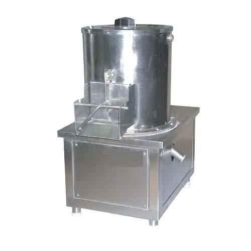 Semi-Automatic Stainless Steel Potato Peeler Machine 30kg, Capacity: 50  kg/hr