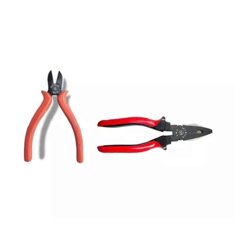 Sky Blue 2 Pcs 8 inch Lineman Plier Combo, SBE_PLIER_COMBOS_COMBO_821