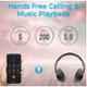 Ambrane WH-74 Black Over Ear Wireless Headphone with Mic & FM