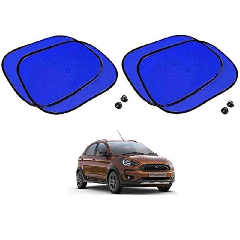 Kozdiko 4 Pcs Blue Chipkoo Car Window Sunshade Curtain Set for Ford Freestyle, koz_82833