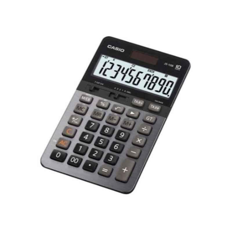 Casio JS10B 176x109x21mm Grey & Black 10 Digit Calculator