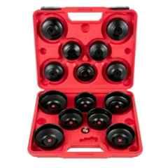 Imported 14 Pcs 1/2 to 3/8 inch Premium Quality Oil Filter Socket Set for Removing Fuel Filter