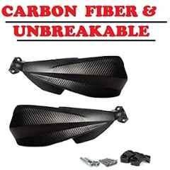 AOW Carbon Fibre Scratchproof Unbreakable Handle bar Handguard for KTM Duke All Models (Black) T-6