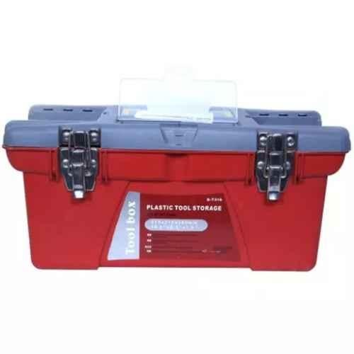 Buy Attrico 16x6x6 inch Heavy Plastic Red & Light Blue Tool Box, ATB-16Y  Online At Price ₹1296
