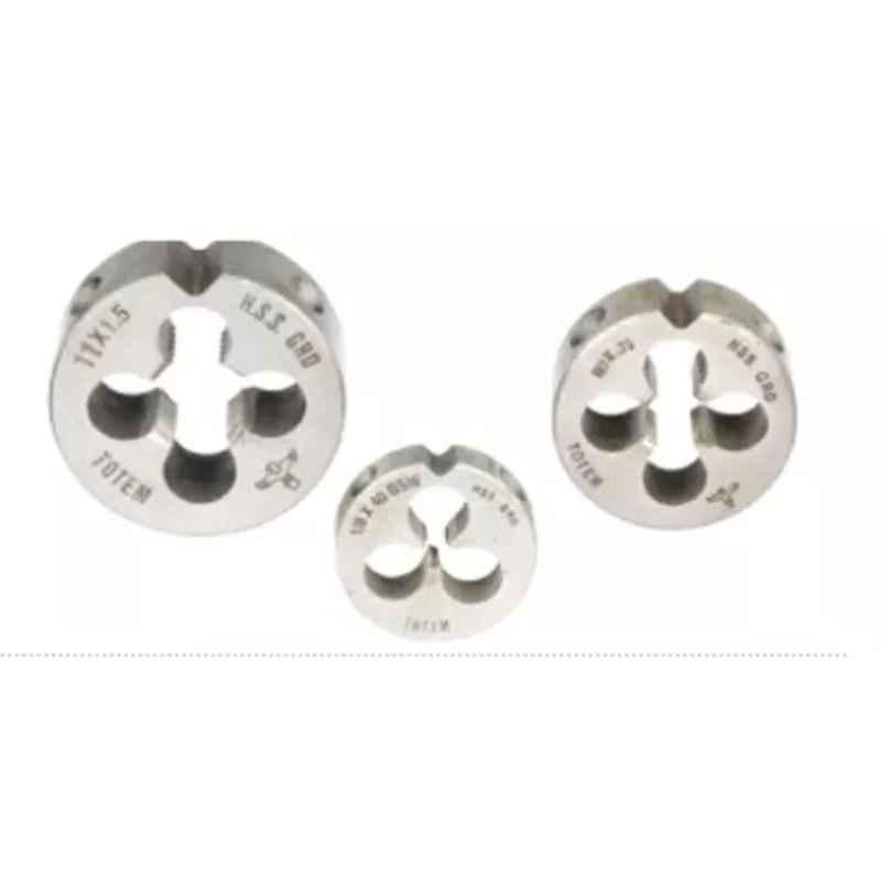 Totem HSS-M2 Ground Thread Round Die, Size: 2x0.40 mm
