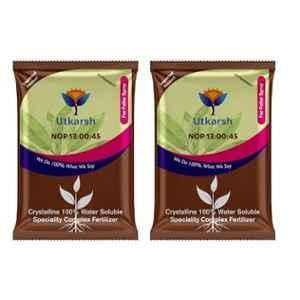 Utkarsh NOP 13:00:45 900g Crystalline 100% Water Soluble Speciality Complex Fertilizer (Pack of 2)