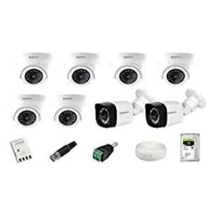 Impact by Honeywell 2MP CCTV Kit with 6 Dome & 2 Bullet Camera, 1TB Hard Disk & All Accessories, I-MKIT8CH-1.1