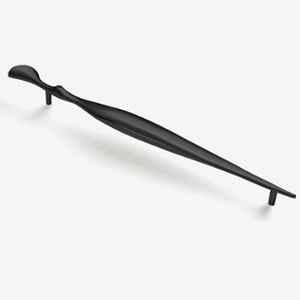 Plantex 288mm Zinc Black Powder Coated Finish Pull Cabinet Handle for Home & Office, APS-DTC-9136-BLK-288MM
