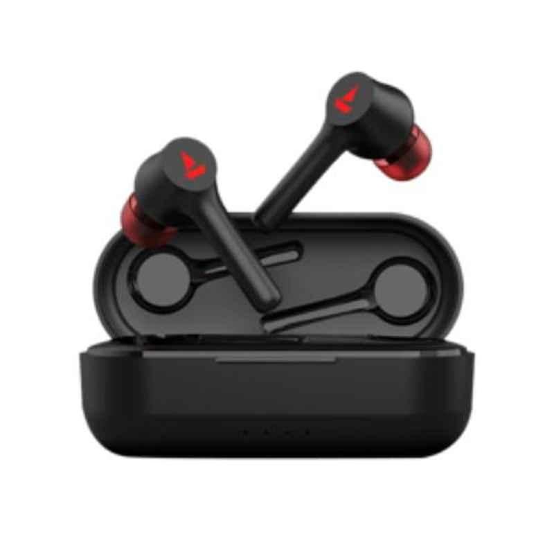 boAt Airdopes 283 Black Bluetooth Earbuds with Mic