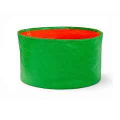 India Green Innovative 12x10 inch 220GSM HDPE Green Round UV Treated Grow Bag for Kitchen Gardening (Pack of 10)