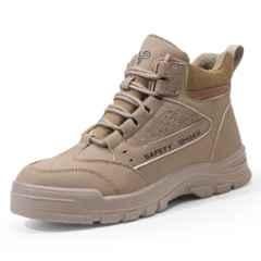 VACPAC Leather Steel Toe Brown High Top Safety Shoes, Size: 11 (Pack of 2)