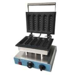 Khushi Udyog 1700W 5 Slot Stainless Steel Black Corn Stick Waffle Maker