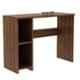 Salawas Arts 102x39x77cm Brown Engineered Wood Exotic Teak Finish Study Table