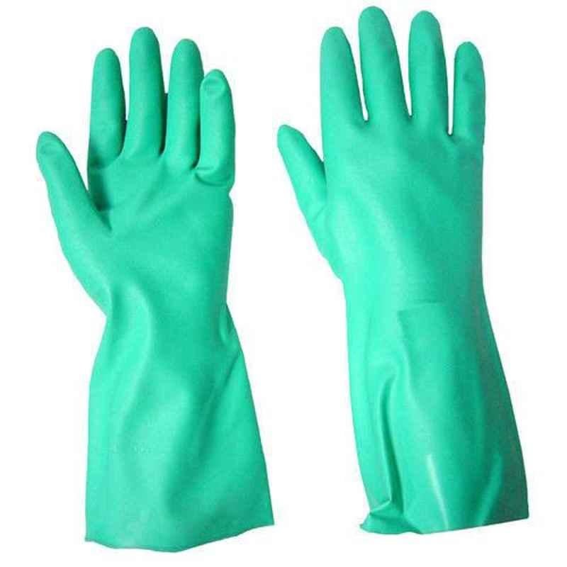 Surf 14 inch Large Green Nitrile Rubber Gloves