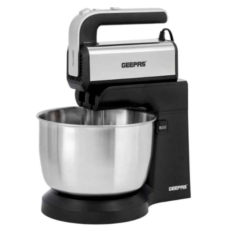 Geepas 220W 3L Stainless Steel & ABS Stand Mixer, GSM43043