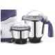 Bajaj Trio LV 600W White Mixer Grinder with 3 Jars