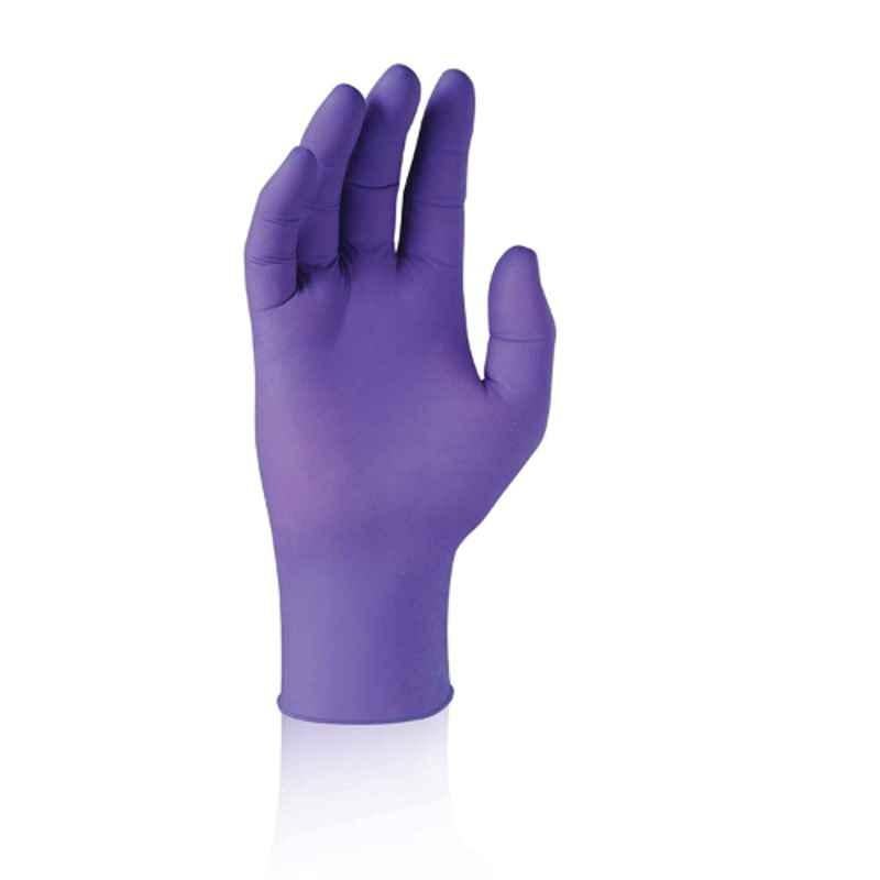 Kimtech Purple Nitrile Exam Gloves (55082), Medium, 5.9 Mil, Ambidextrous, 9.5inch , 100 Nitrile Gloves / Box, From Kimberly Clark