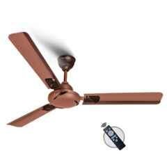 Longway Creta 50W Rusty Brown 3 Blade Remote Controlled Ceiling Fan, Sweep: 1200 mm