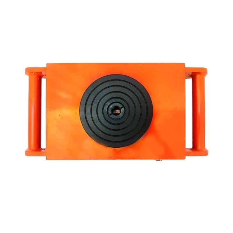 Crown Power 8 Ton Orange Heavy Duty Dolly Skate Roller Machinery Mover Cargo Trolley