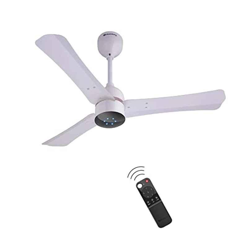 Atomberg Renesa+ 28W Pearl White 5 Star 3 Blade BLDC Motor Ceiling Fan with Remote, Sweep: 900 mm