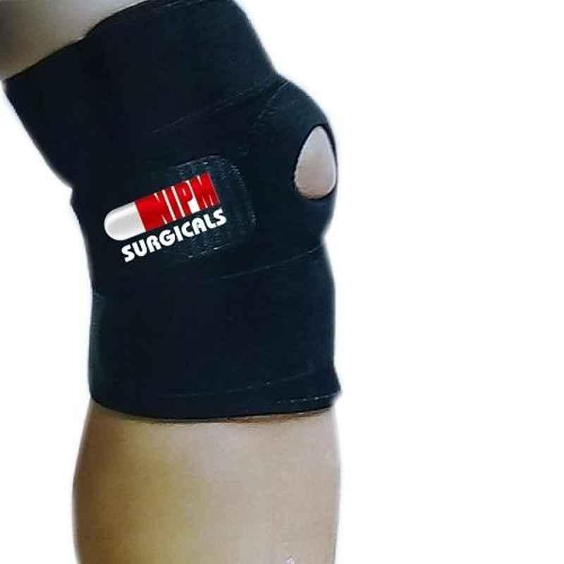 Nipm Surgical Black Medium Functional Knee Cap, KS-0607M