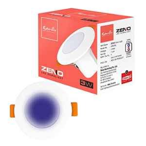 Fybros Zeno 3W Polycarbonate Red Round LED Down Light for Bedroom & Living Room, FLS5843A