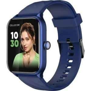 Cellecor STEW M1 1.83 inch 240x280p HD Square Blue Smart Watch with 5 Days Battery Backup