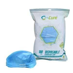 C-Cure 100 Pcs Blue Disposable Surgical Cap Set, ZPD-SCP-100