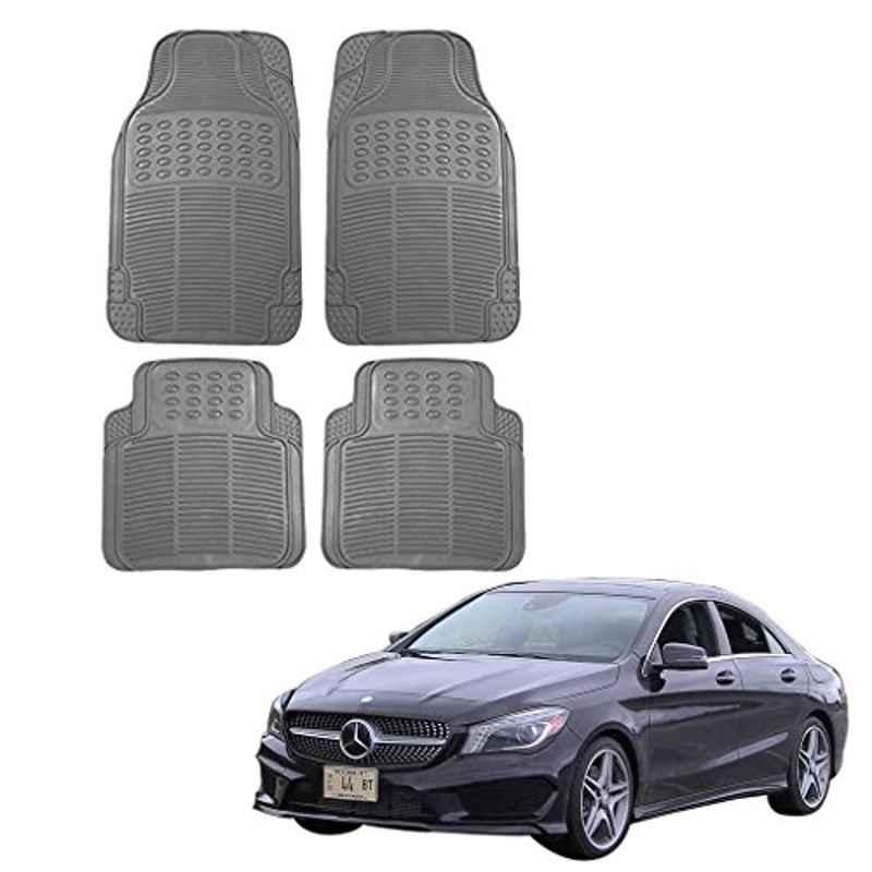 Kozdiko 4 Pcs Grey Rubber Car Mat Set for Mercedes Benz CLA-Class