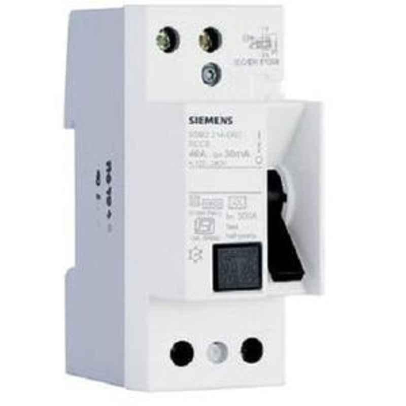 Siemens 5SU16541RC32 32 A Two Pole Residual Current Circuit Breaker