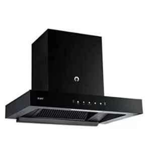 Kaff 60cm 1250CMH Black Auto Clean Wall Mounted Chimney, CASTO DX DHC 60