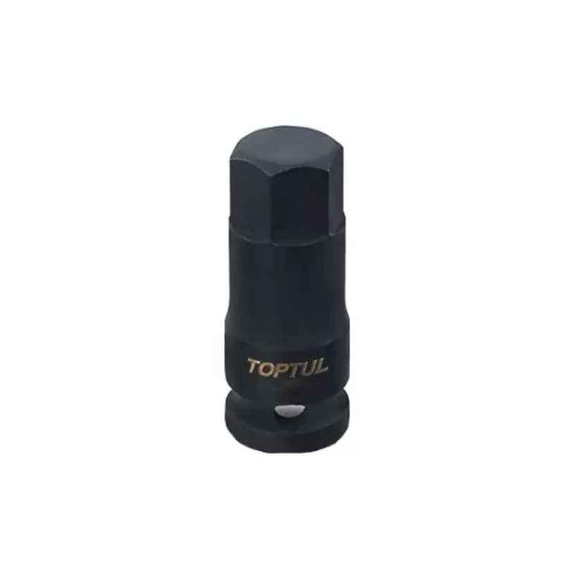 Topul 1/2 inch 8x60mm Square Drive Hex Bit Impact Socket Metric, KADH1608