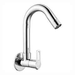 Fastgear Kubix Brass Chrome Finish Silver Sink Tap, FG1243