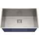 Crocodile 27x21x10 inch Single Bowl Stainless Steel Diamond Cut Kitchen Sink, CR-14