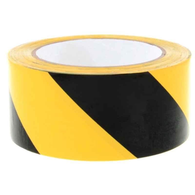 70mm Black & Yellow Warning Tape, Length: 500 m