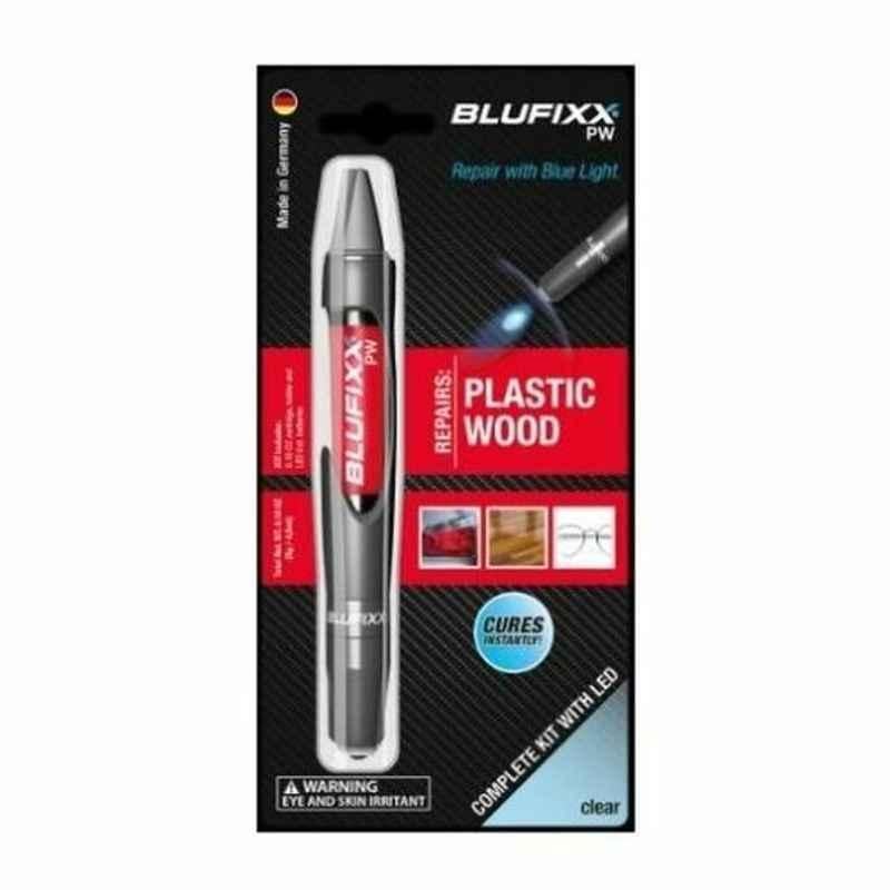 Blufixx LED Repair Gel Pen Kit, PW, 5GM, Clear