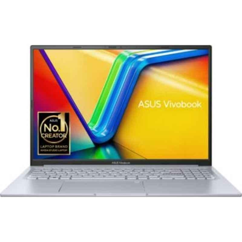 Asus K3605ZU-MB542WS VivoBook 16X Silver Laptop with Intel Core i5 16GB/512GB SSD/Windows 11 Home/MS Office & 16 inch Display, 90NB11X2-M002V0