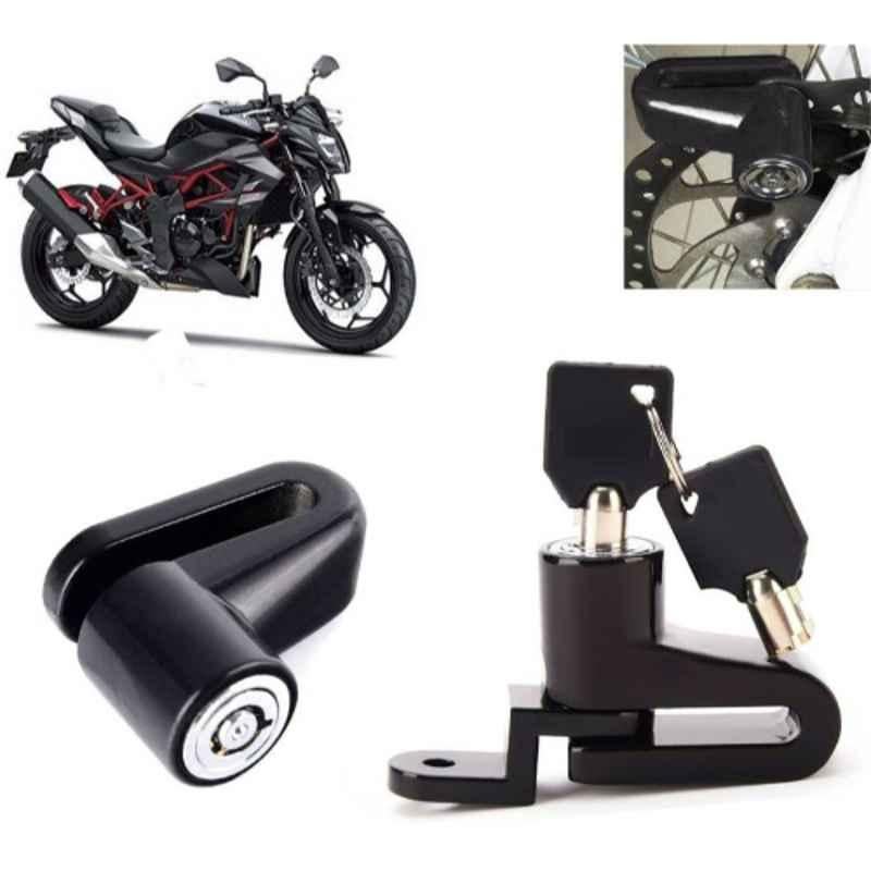 Auto Pearl Steel Black Heavy Duty Anti-Theft Disc Brake Lock for Z250, Lock_428