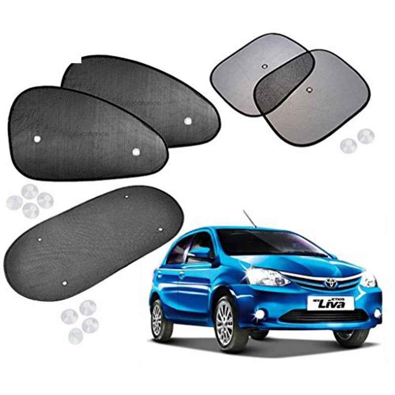 Kozdiko 5 Pcs Car Chipkoo Sunshade Set for Toyota Etios Liva