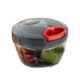 Candes Black & Red Polycarbonate Blade Vegetable & Fruits Hand Chopper, QuickChopperBK1cc