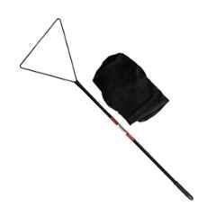 Efficacy 48 inch Mild Steel Black Garden Rescue Stick with Bag Combo