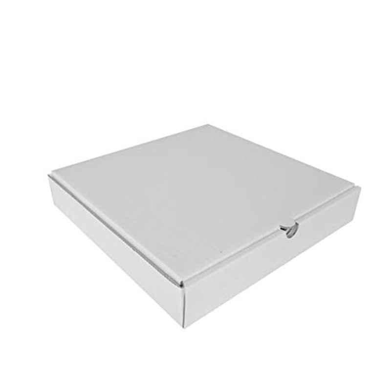MM WILL CARE 10x10x1.5 inch 3 Ply White Corrugated Pizza Box, MMWILL1406, (Pack of 25)