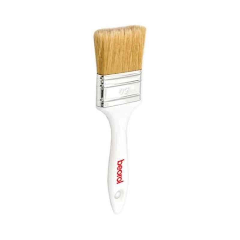 Beorol 60x15mm White, Silver & Brown Economy Paint Brush, EB60