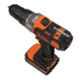 Black & Decker 18V Lithium-Ion 2 Speed Hammer Drill, BCD003C1