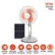 D-Light SF40 Solar Rechargeable Fan with 12 inch Cage