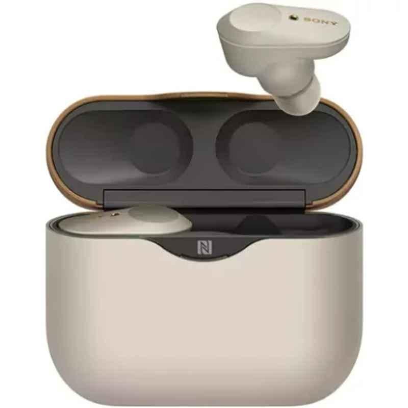 Sony 6mm 24hrs Silver Wireless Noise Cancelling Earbuds, WF-1000XM3