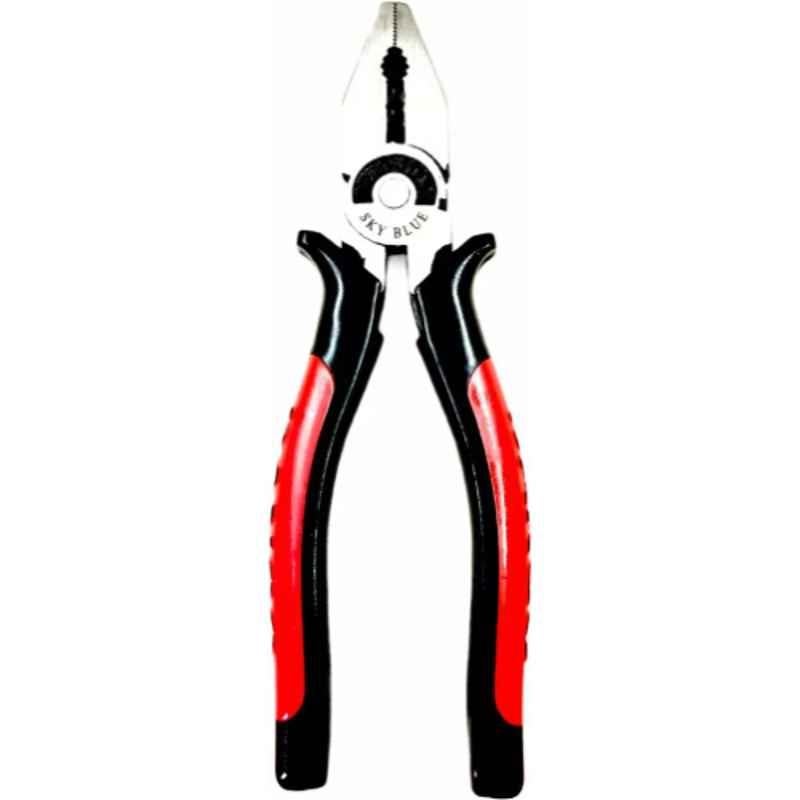 Sky Blue 7.8 inch Stainless Steel Dnc Dull Colour V/M Combination Lineman Plier