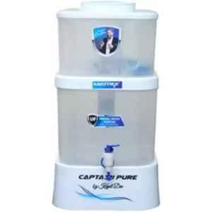 Captain Pure Matrix 20L ABS White Gravity Based Water Purifier, CP31