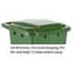 Aristo 70L Plastic Green Waste Bin with Pedal