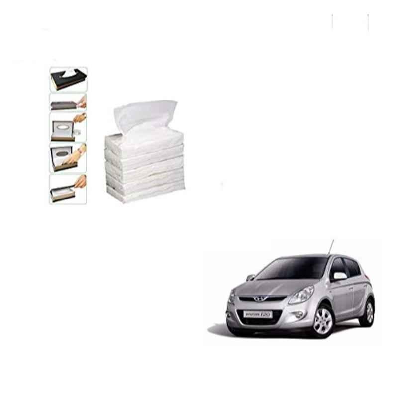 Kozdiko 100 Pulls Dispenser Box Refiller Tissue Paper with 200 Sheets for Hyundai Old i20 2008-2014 Pack of 5